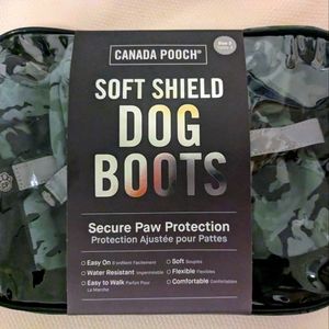 Canda Pooch Soft Shield Dog Boots Camo